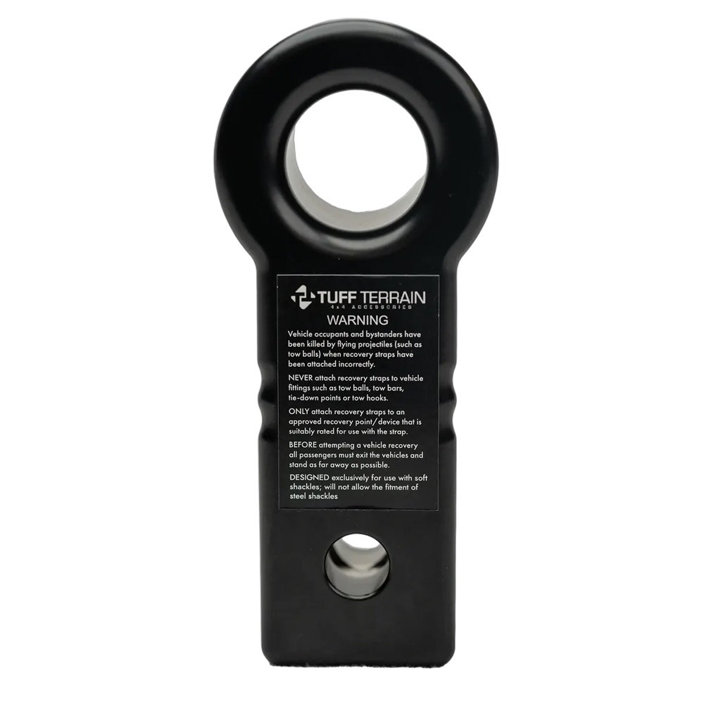 Tuff Terrain Soft Shackle Recovery Hitch and 15T Soft Shackle with Sheath - TTSSH-TTSSS15-KT